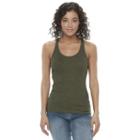 Juniors' So&reg; Ribbed Racerback Tank, Girl's, Size: Small, Med Green