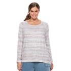 Plus Size Sonoma Goods For Life&trade; Scoopneck Top, Women's, Size: 1xl, Med Pink