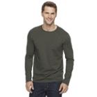 Men's Apt. 9&reg; Premier Flex Modern-fit Stretch Tee, Size: Medium, Green