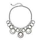 Apt. 9&reg; Hammered Circle Link Necklace, Women's, Oxford