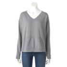 Women's Sonoma Goods For Life&trade; Drop-shoulder Sweatshirt, Size: Large, Med Grey