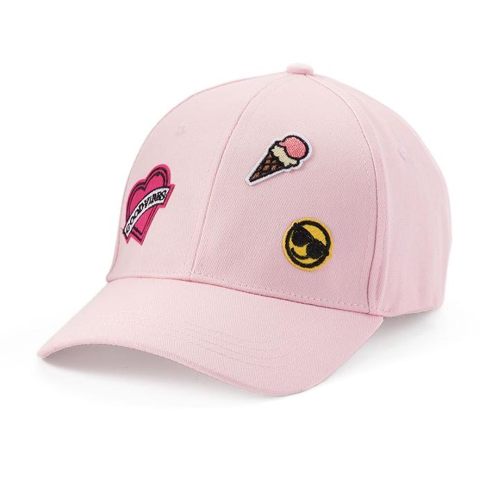 Women's So&reg; Good Vibes Patches Baseball Hat, Light Pink