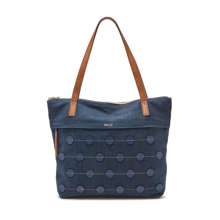 Relic Sophie Blue Polka Dot Tote, Women's, Purple Oth