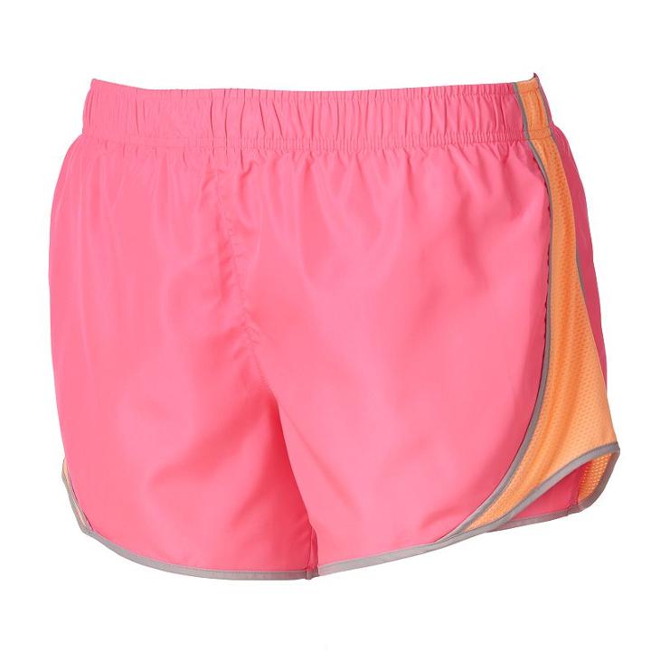 Juniors' Plus Size So&reg; Mesh-panel Running Shorts, Teens, Size: 2xl, Brt Pink