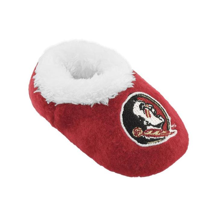 Baby Florida State Seminoles Slippers, Infant Unisex, Size: 9-12months, Med Red