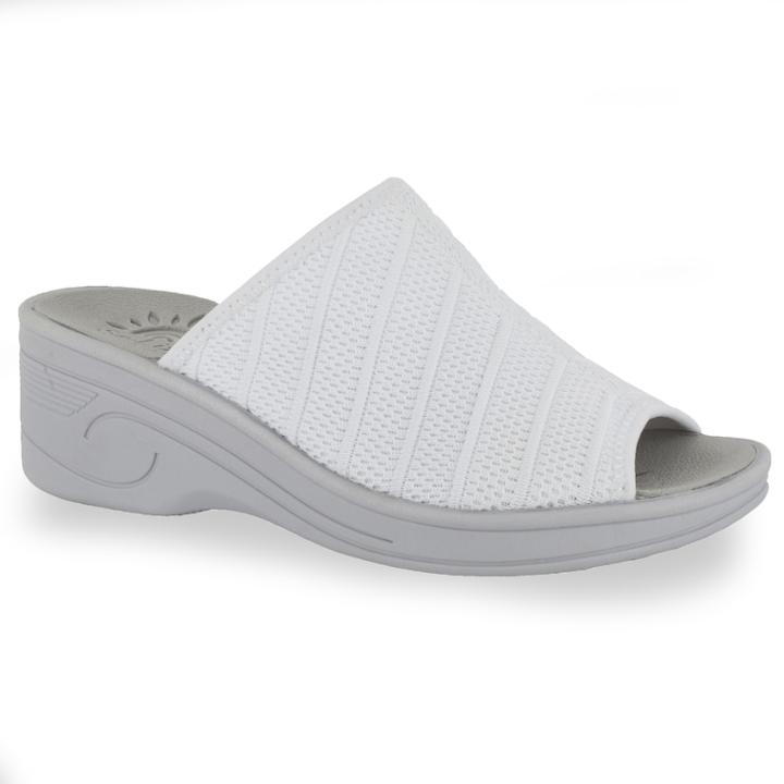 Easy Street Airy Women's Wedges, Size: Medium (8), White