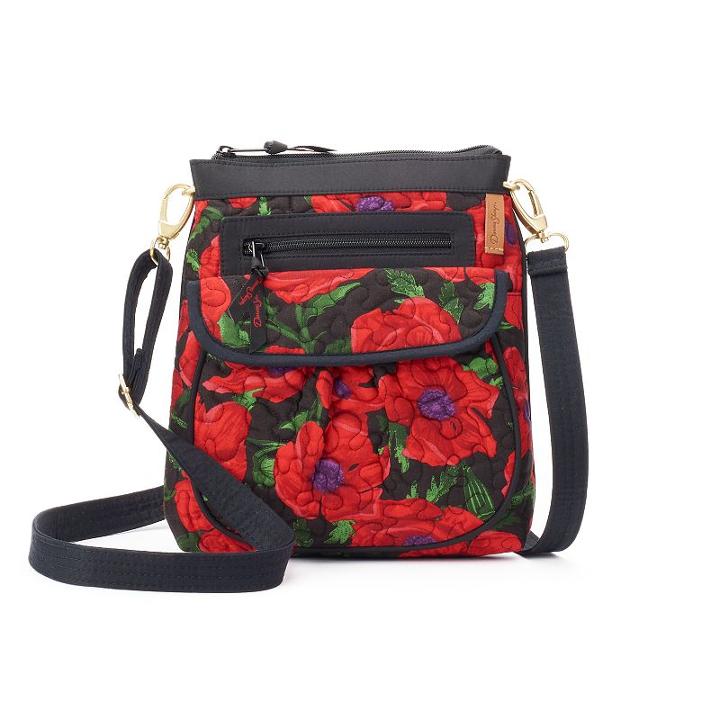 Donna Sharp Chloe Quilted Crossbody Bag, Women's, Red Poppy