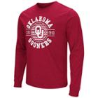 Men's Campus Heritage Oklahoma Sooners Zigzag Long-sleeve Tee, Size: Small, Dark Red