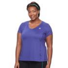 Plus Size Fila Sport&reg; Basic Racer Tee, Women's, Size: 1xl, Med Purple