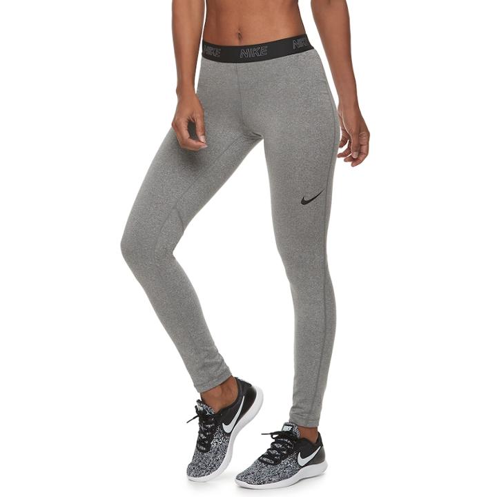Women's Nike Victory Training Base Layer Mid-rise Leggings, Size: Medium, Grey