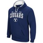 Men's Campus Heritage Byu Cougars Wordmark Hoodie, Size: Small, Silver