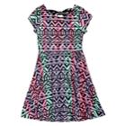 Girls' 7-16 Emily West Twist-back Reversible Dress, Size: 10, Multi