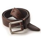 Dockers&reg; Stitched Leather Belt, Men's, Size: 36, Brown