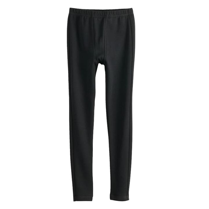 Boys 4-18 Cuddl Duds Plush Baselayer Pants, Size: 6-7, Black