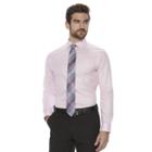 Men's Marc Anthony Textured Slim-fit No-iron Dress Shirt, Size: 15.5-34/35, Brt Pink