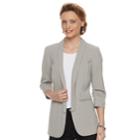 Women's Apt. 9&reg; Long Blazer, Size: Medium, Grey