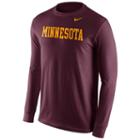 Men's Nike Minnesota Golden Gophers Wordmark Tee, Size: Large, Dark Red