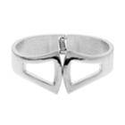 Geometric Openwork Hinge Bracelet, Women's, Silver