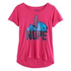 Disney's Stitch Girls 7-16 Graphic Tee, Size: Xl, Brt Pink