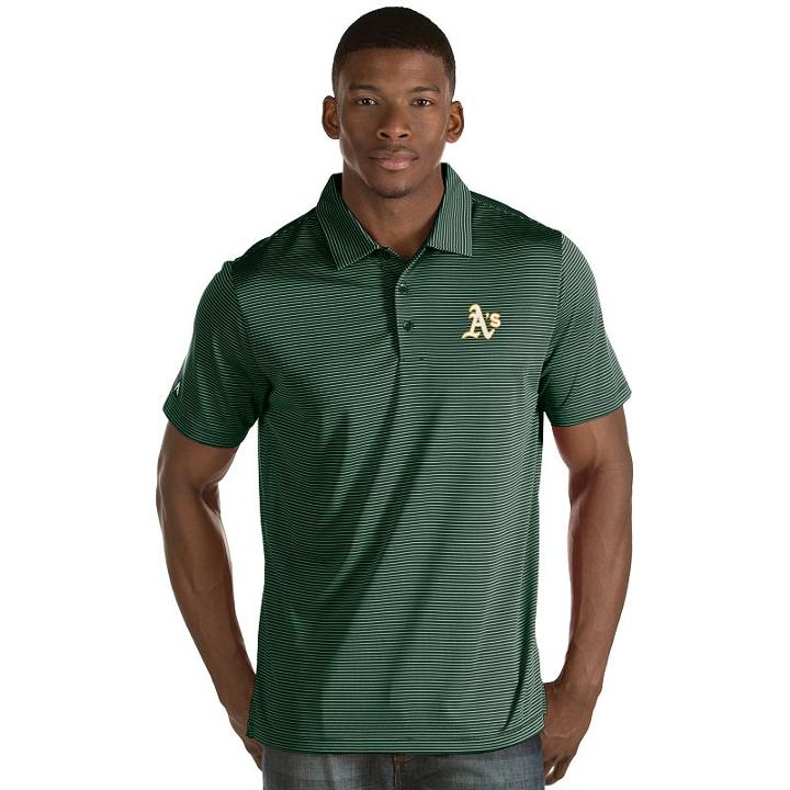 Men's Antigua Oakland Athletics Quest Polo, Size: Large, Dark Green