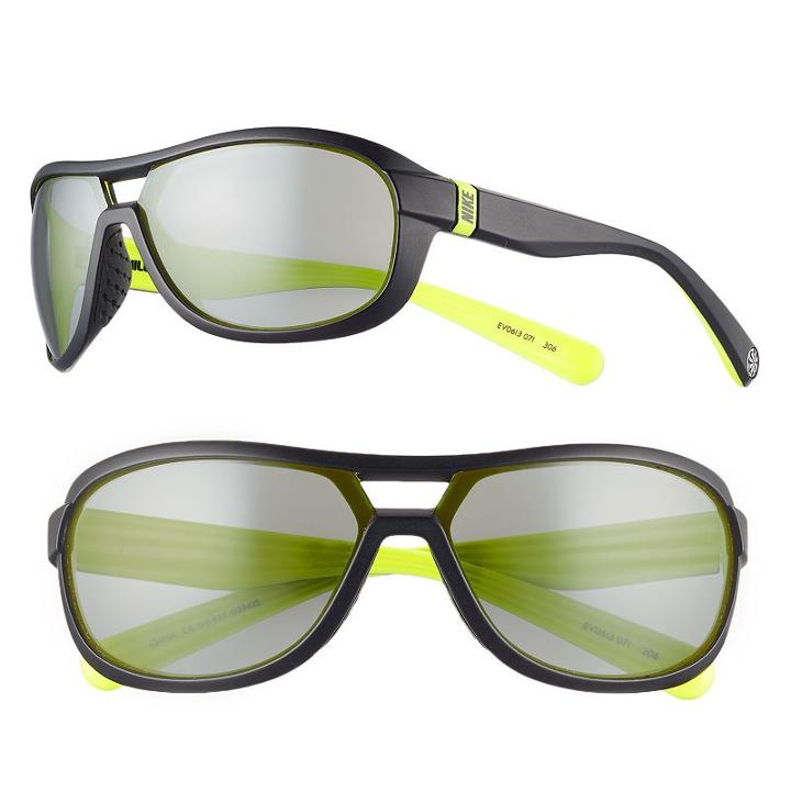 Men's Nike Miler Aviator Sunglasses, Grey Other