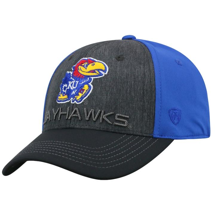 Adult Top Of The World Kansas Jayhawks Reach Cap, Men's, Med Grey