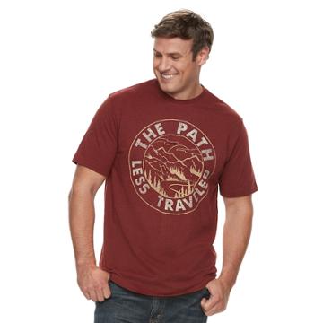 Big & Tall Sonoma Goods For Life&trade; The Path Less Traveled Graphic Tee, Men's, Size: 4xb, Red