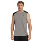 Men's Champion Vapor Performance Muscle Tee, Size: Large, Med Grey