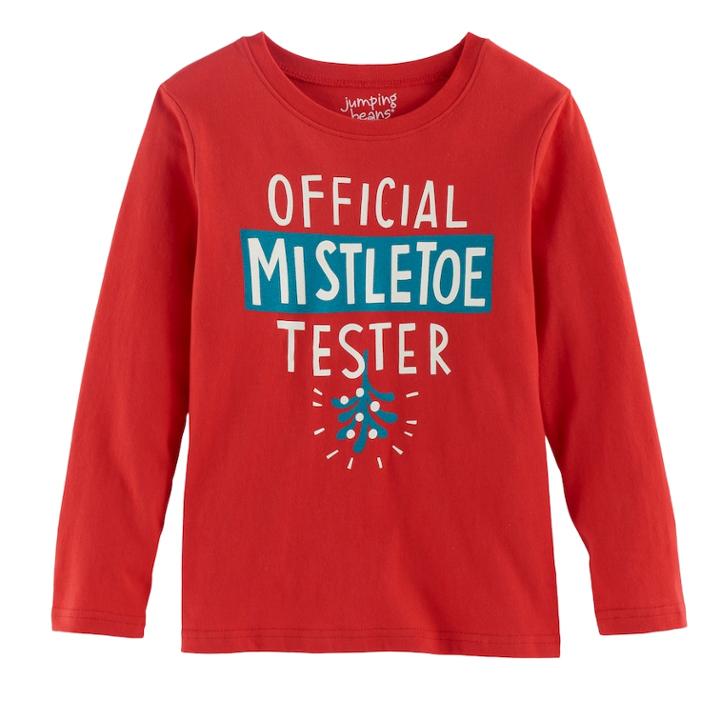 Baby Boy Jumping Beans&reg; Christmas Softest Graphic Tee, Size: 12 Months, Med Red