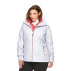 Plus Size Columbia Crystal Slope Hooded 3-in-1 Systems Jacket, Women's, Size: 2xl, White