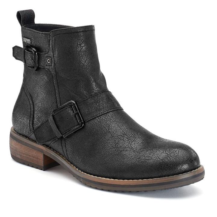 Xray Eldridge Men's Buckle Boots, Size: 8, Black