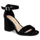 Rampage Norma Women's Block Heel Dress Sandals, Size: Medium (7), Black