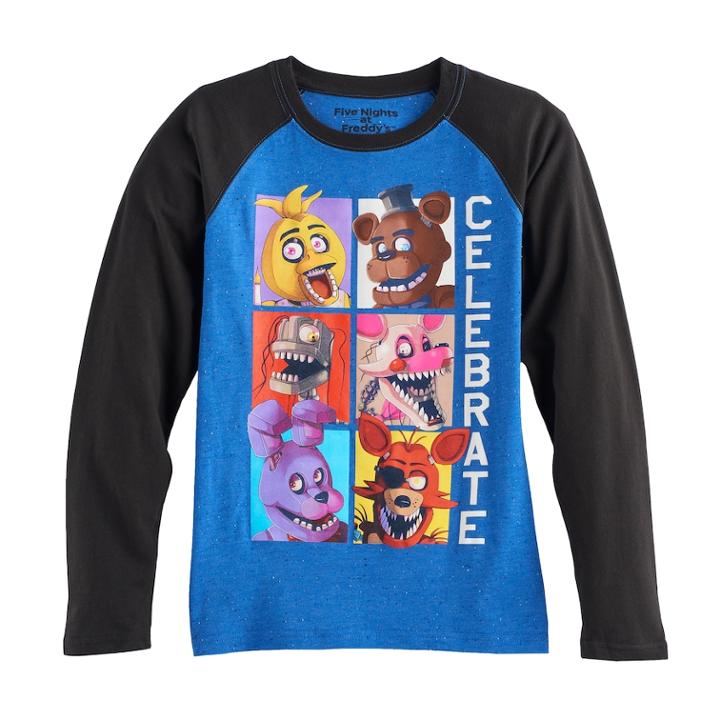 Boys 8-20 Five Nights At Freddy's Graphic Tee, Size: Xl, Blue