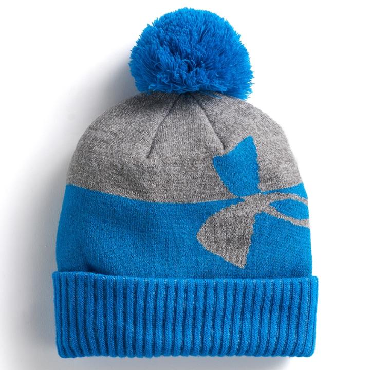 Boys 4-20 Under Armour Pom Beanie, Orange Oth