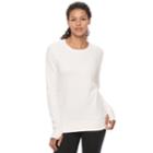 Women's Tek Gear&reg; Fleece Crewneck Sweatshirt, Size: Small, Light Pink