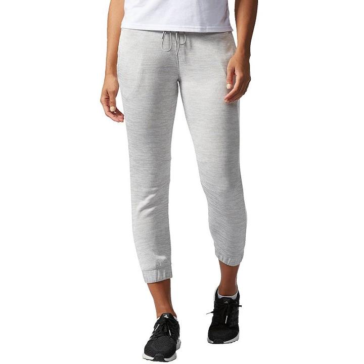 Women's Adidas 2 Street 7/8 Pants, Size: Large, Med Grey