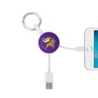 Minnesota Vikings Keychain Portable Charging Lightning Cable, Boy's, Multicolor