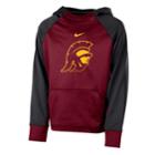 Boys 8-20 Nike Usc Trojans Therma-fit Colorblock Hoodie, Size: M 10-12, Red