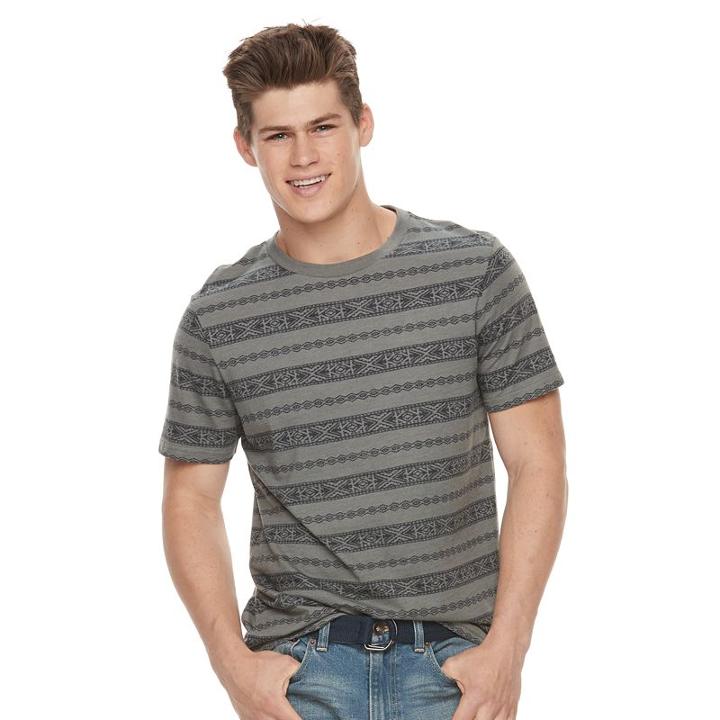 Men's Urban Pipeline&reg; Pattern Tee, Size: Medium, Grey