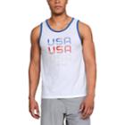 Men's Under Armour Usa Tank, Size: Xl, White