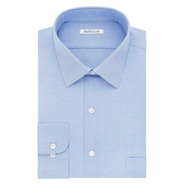 Men's Van Heusen Regular-fit Wrinkle-free Dress Shirt, Size: L-34/35, Orange Oth