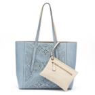 Sonoma Goods For Life&trade; Laser-cut Reversible Tote, Women's, Blue