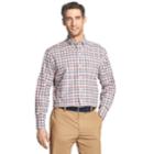 Big & Tall Izod Newport Classic-fit Plaid Oxford Button-down Shirt, Men's, Size: 3xl Tall, Drk Purple