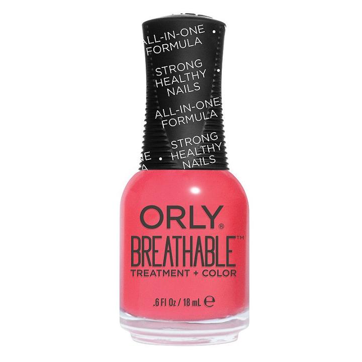 Orly Breathable Treatment & Nail Polish - Nail Superfood, Dark Pink