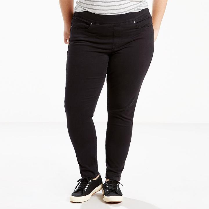 Plus Size Levi's Perfectly Shaping Pull-on Leggings, Women's, Size: 20 - Regular, Black