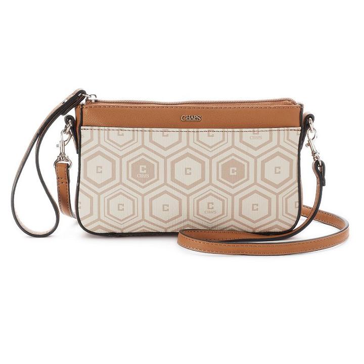 Chaps Rylee Wristlet, Women's, Natural