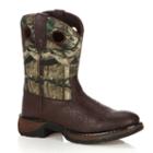 Lil Durango Boys' 8-in. Mossy Oak Break-up Western Boots, Boy's, Size: 1, Brown