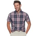 Men's Sonoma Goods For Life&trade; Slim-fit Poplin Button-down Shirt, Size: Large, Brt Pink