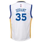 Boys 8-20 Golden State Warriors Kevin Durant Replica Jersey, Size: S 8, White