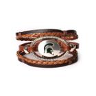 Women's Michigan State Spartans Bracelet Set, Brown